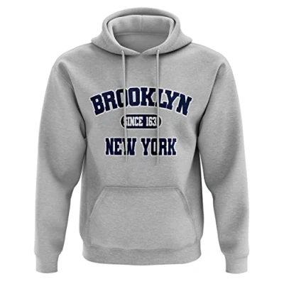 Afbeelding van 1/4 Mile Brooklyn, New York Varsity Uni capuchonpullover/hoodie #2015