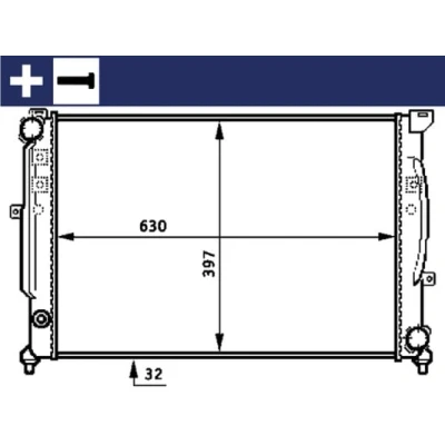Afbeelding van Radiateur MAHLE CR 423 000S