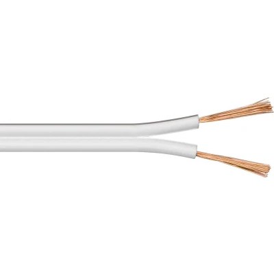 Afbeelding van Luidspreker kabel (CCA) 2x 0,75mm² / wit 25 meter