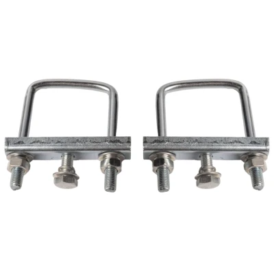 Afbeelding van Aanhangwagendirect Disselklemmen vierkant 60 mm 2 stuks