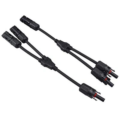 Afbeelding van QitinDasen 1 paar professionele zonnestekkers, Solar Y aftakverbinder Branch Connector, Fotovoltaïsche stekker parallelverbinding voor zonnepanelen
