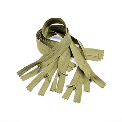 Afbeelding van LEDUC RVNAVN3 40 999 5 Trimz Invisible Zip ritssluiting, olijfgroen, cm