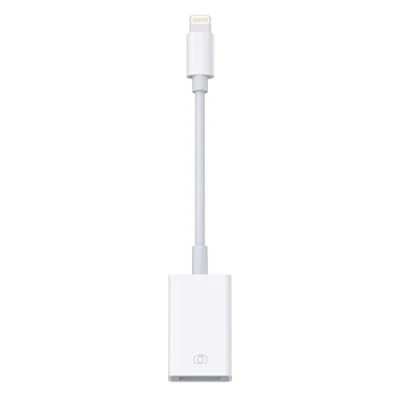 Afbeelding van BOUTOP [Apple MFi gecertificeerde Lightning naar USB adapter voor cameraondersteuning, hubs, ethernetadapter, MIDI toetsenbord, kaartlezer, compatibel met iPhone iPad, wit