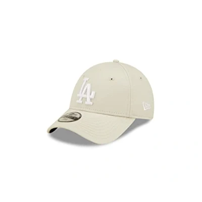 Afbeelding van New Era Fan Kappe Kinder Los Angeles Dodgers MLB Teamlogo League Essential Beige 9Forty verstellbar Youth