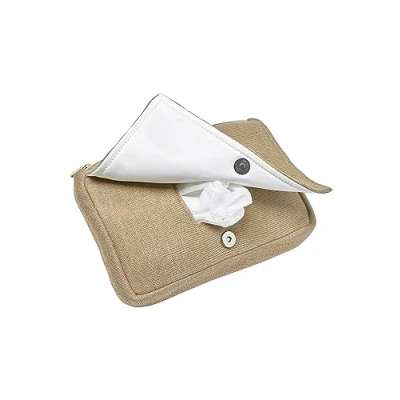 Afbeelding van Meyco Billendoekjesetui Knit Basic Taupe