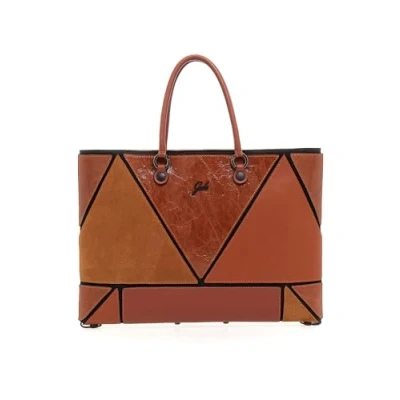 Afbeelding van Gabs Leren Schoudertas Rioko Momu Sendai Black Shoulder Bag Bruciato Bruine