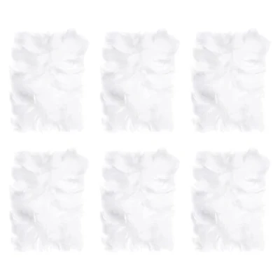Afbeelding van Netuno 900 stuks decoratieve veren, wit, 60 g, kleurrijke sierveren, vogelveren, om te knutselen, decoratie, Pasen, Kerstmis, decoratiefiguur