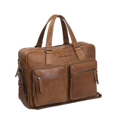 Afbeelding van Chesterfield Misha Laptoptas 17&quot; Cognac