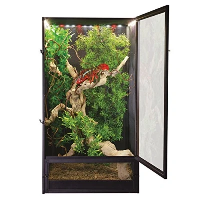Afbeelding van Zoomed NT 15E ReptiBreeze Deluxe 41 x 76 cm alumnium gaas terarium inclusief ledverlichting