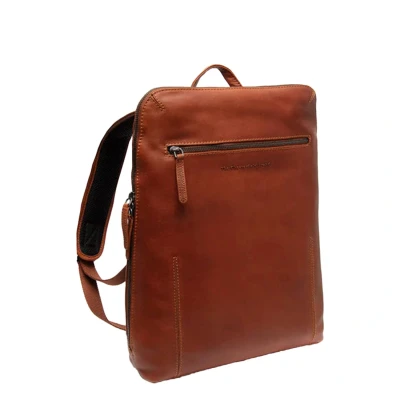 Afbeelding van Leren Rugzak Cognac Filmore voor Dames 15 Inch Laptopvak The Chesterfield Brand