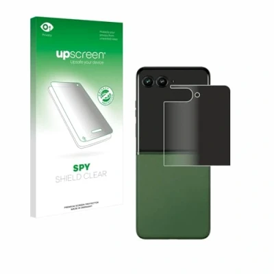 Afbeelding van upscreen Privacy Schermbeschermer voor Motorola Razr 50 Ultra (Achterdisplay) Screen Protector Anti Spy, Antikras, Vingerafdruk