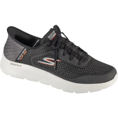 Afbeelding van Skechers Slip Ins: GO WALK Flex New World 216505 BKOR, Mannen, Zwart, Sneakers, maat: 44,5