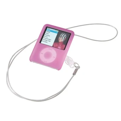 Afbeelding van Vivanco Siliconenhoes met koord voor iPod nano 3 roze