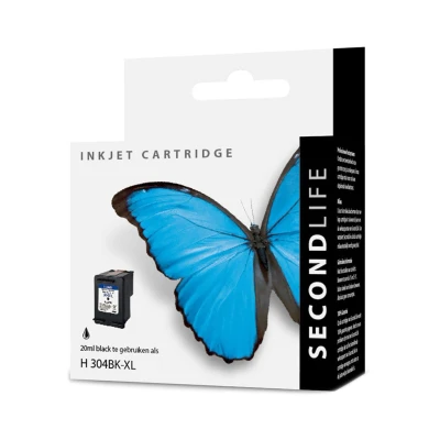 Afbeelding van Kangaro Sl 11111471 Cartridge Secondlife Hp 304 Xl Zwart