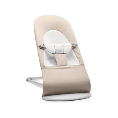 Afbeelding van BabyBjorn Wipstoel Balance Soft Cotton Jersey Beige/Grijs