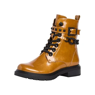 Afbeelding van Marco Tozzi Saffron M. P, 2 25247 29, veterboot, modieuze laarzen voor dames, maat 37 EU