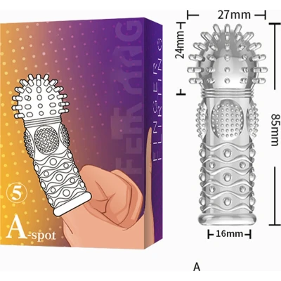 Afbeelding van A Spot Vinger sleeve Siliconen NR5
