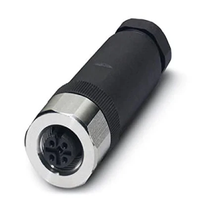 Afbeelding van Phoenix Contact 1553268 Sensor/actuator connector, niet geassembleerd M12 Aantal polen: 4 Bus, recht 1 stuk(s)