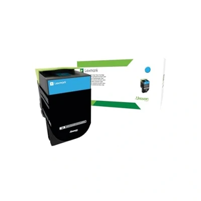 Afbeelding van Lexmark 80C20C0 (802C) Toner Cyaan
