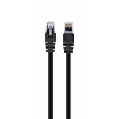 Afbeelding van UTP Cat5E patchkabel zwart 0.25 meter