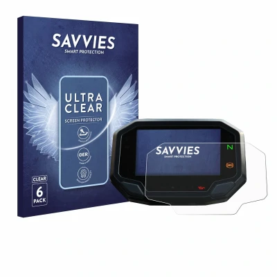 Afbeelding van Savvies Screenprotector voor Kawasaki Ninja 650 / 1000SX 2020+ Folie Beschermfolie transparant (6 Stuks)
