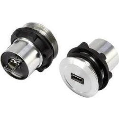 Afbeelding van TRU COMPONENTS micro USB 01 inbouwbus 2.0 Bus, inbouw bus naar stekker Inhoud: 1 stuk(s)