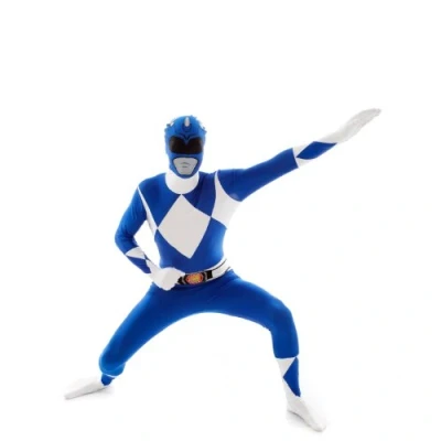 Afbeelding van Morphsuits Power Rangers kostuum, blauw, M
