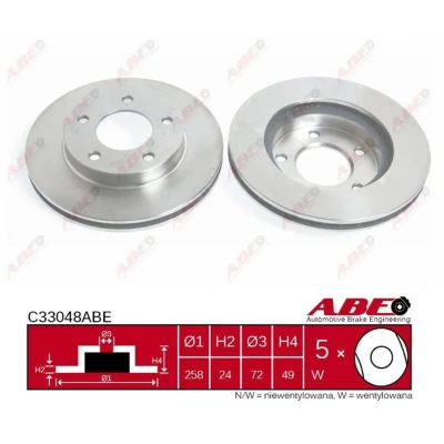 Afbeelding van ABE Remschijven C33048ABE