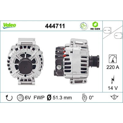 Afbeelding van Valeo Alternator/Dynamo 444711