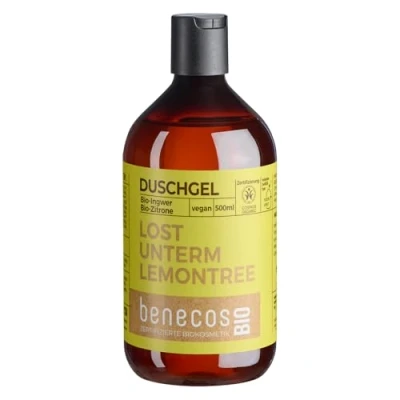 Afbeelding van BenecosBIO Douchegel BIO Ginger + citroen Lost onder LEMONTREE veganistisch gerecycled plastic