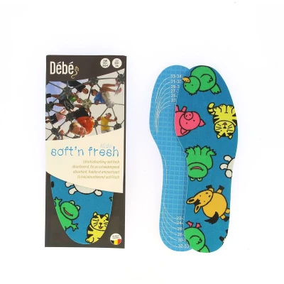 Afbeelding van DEBE Soft &#039;n fresh uitknip Licht geurende latex inlegzool 22 36