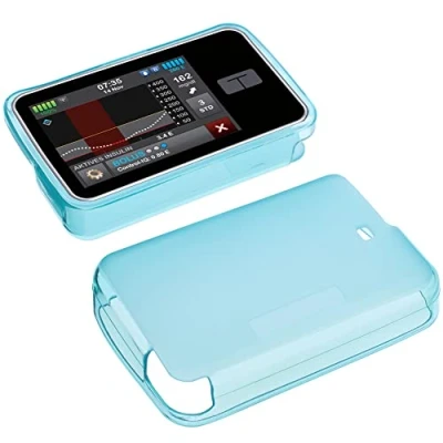 Afbeelding van foto kontor Geval compatibel met Tandem T:Slim X2 zak rubber TPU bescherming blauw