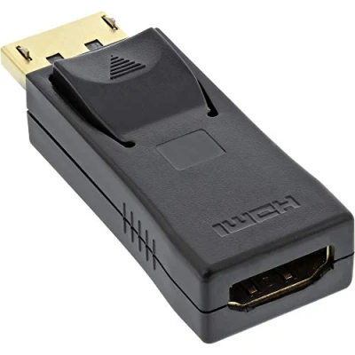 Afbeelding van InLine DisplayPort/HDMI DisplayPort male Zwart
