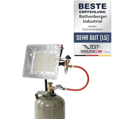 Afbeelding van Draagbare ventilatorkachel Rothenberger Grijs 4200 W