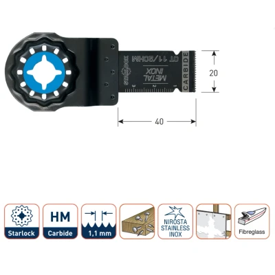 Afbeelding van Starlock OT11/20HM multitool zaagblad Metaal Plus