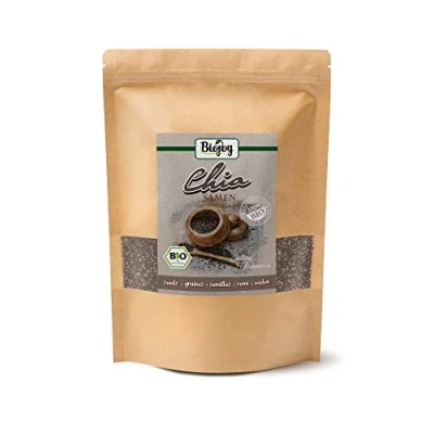 Afbeelding van Biojoy BIO Chiazaad heel (1 kg), Zwarte Chia Zaden (Salvia hispanica)