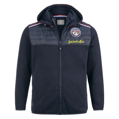 Afbeelding van Jan Vanderstorm vest STELLAN Plus Size donkerblauw