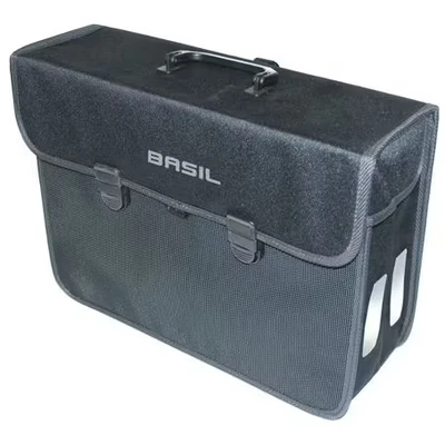 Afbeelding van Basil fietstas malaga xl 17 liter Zwart