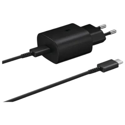 Afbeelding van Samsung 25W USB C Snellader EP TA800 met Kabel Zwart