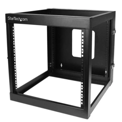 Afbeelding van 12U 22Inch Diep Scharnierend Open Frame Serverrack Wandmontage