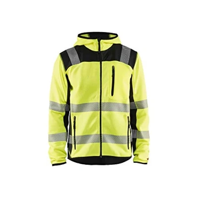 Afbeelding van Blaklader Gebreid vest met capuchon High Vis 4923 2120 Geel/Zwart XS