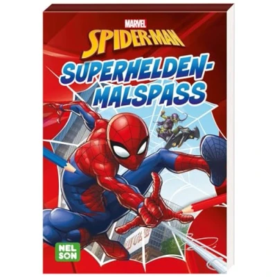Afbeelding van Spider Man: Superhelden Malspaß: Malblock für Kinder ab 4 Jahren