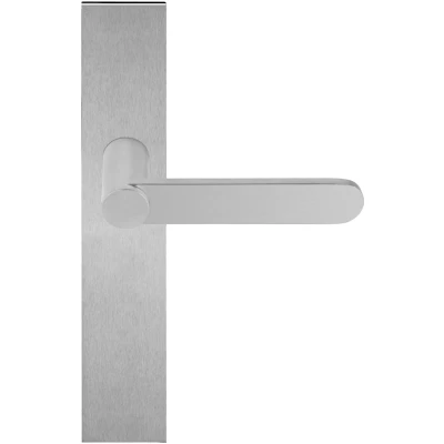 Afbeelding van Formani Deurkruk Bertram Beerbaum TENSE BB103P236SFC op schild blind mat RVS