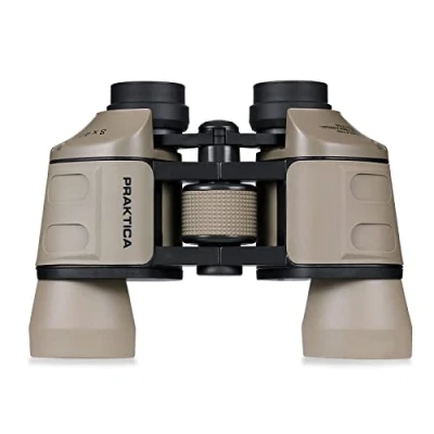 Afbeelding van Praktica Falcon 8x40mm Porro prisma veld zandverrekijker volledig gecoate lenzen, stevige constructie, aluminium chassis, scherp helder beeld, vogels kijken, zeilen, wandelen, sightseeing,