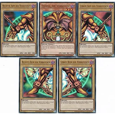 Afbeelding van Konami Yu gi oh! Exodia Set Ultra Zeldzaam Duits 2e editie