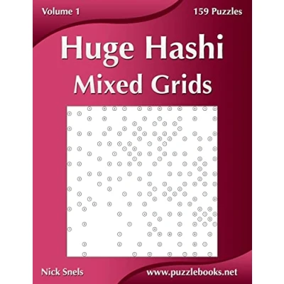 Afbeelding van Huge Hashi Mixed Grids 159 Puzzles