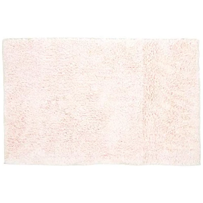 Afbeelding van MSV Badkamerkleedje/badmat voor op de vloer lichtroze 45 x 70 cm Badmatjes