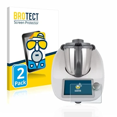 Afbeelding van BROTECT (2 Stuks) Antireflecterende Beschermfolie voor Vorwerk Bimby TM6 Anti Glare Screen Protector, Mat, Ontspiegelend