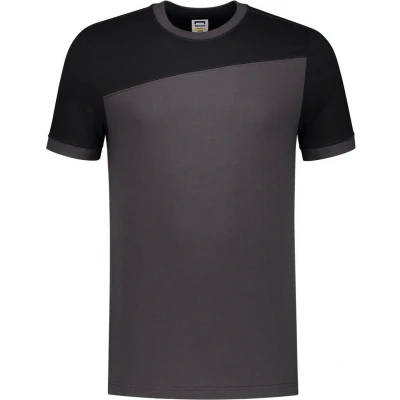 Afbeelding van Tricorp T Shirt 102006 D.grijs Zwart Naden mt.XL