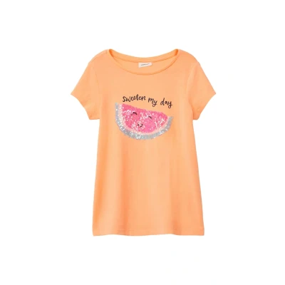 Afbeelding van s.Oliver Tshirt print voor kinderen, Maat: 92/98, Orange
